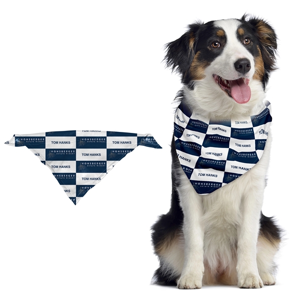 Customizable pet bandanna; offered in an assortment of sizes.... from ASI 90807 Tekweld