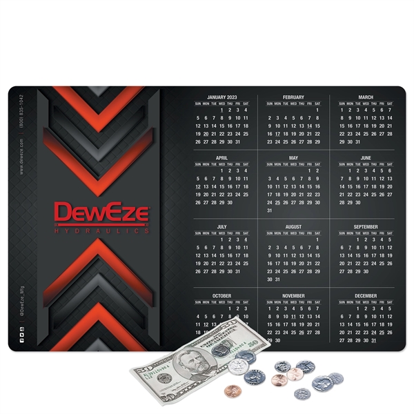 12" x 18" x 1/8" - Heavy Duty Fabric Calendar Counter... from ASI 49716 Digispec & CounterPoint / COUNTERPOINT®