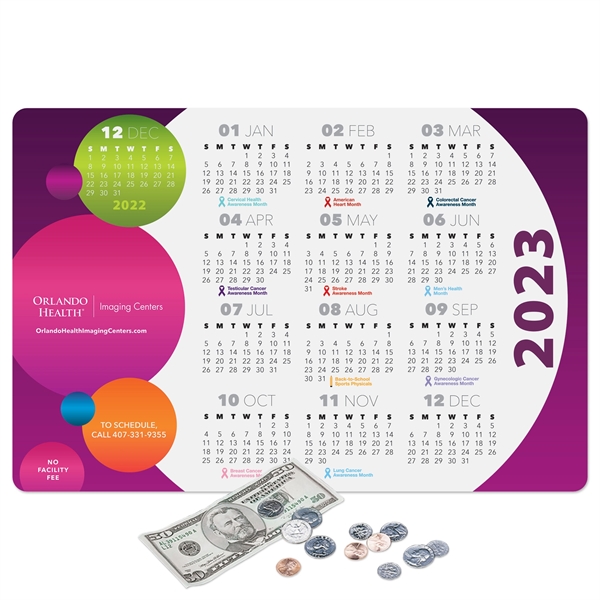10" x 15" x 1/16" - Heavy Duty Fabric Calendar Counter... from ASI 49716 Digispec & CounterPoint / COUNTERPOINT®