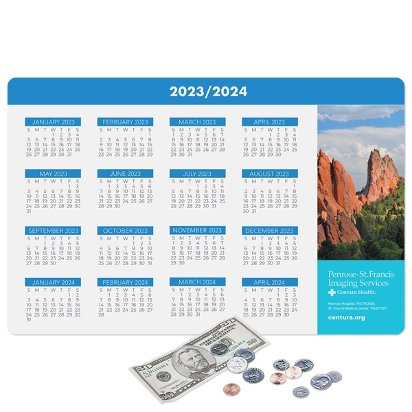 11" x 17" x 1/8" - Heavy Duty Calendar Counter Mat... from ASI 49716 Digispec & CounterPoint / COUNTERPOINT®