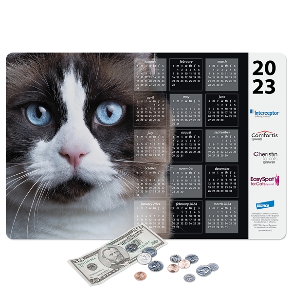 10" x 15" x 1/8" - Heavy Duty Calendar Counter Mat... from ASI 49716 Digispec & CounterPoint / COUNTERPOINT®