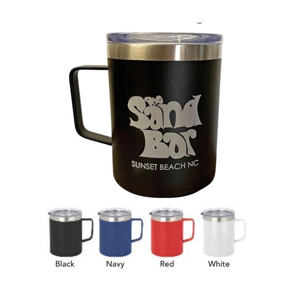 12oz Stainless Steel mug available in various colors.... from ASI 65603 Kool Trends