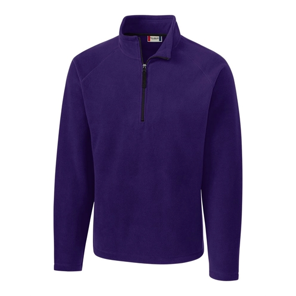 Men's jacket with a half-zip, self-fabric mock neck, two front zippered... from ASI 47965 Cutter & Buck