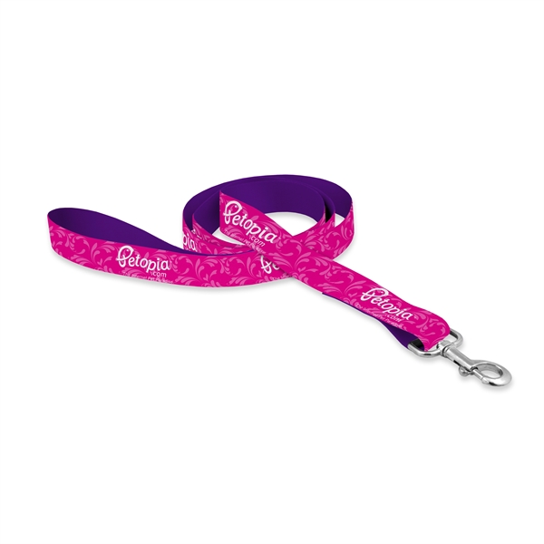 Sublimated polyester dog leash with 60" length and a heavy-duty clip.... from ASI 90807 Tekweld