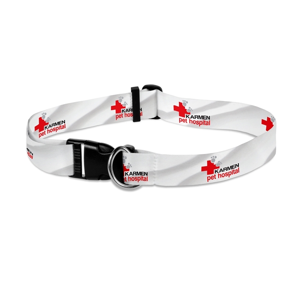 Sublimated dog collar that's made of polyester with a clip and... from ASI 90807 Tekweld