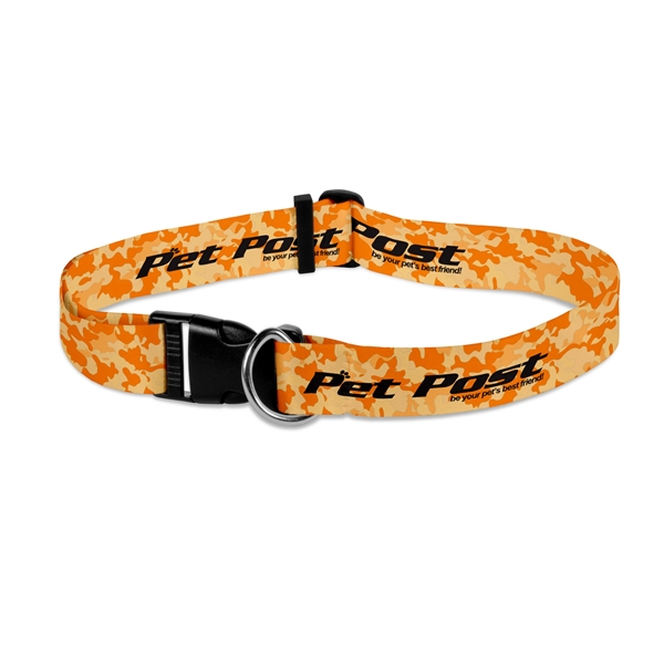 Sublimated dog collar that's made of polyester with a clip and... from ASI 90807 Tekweld