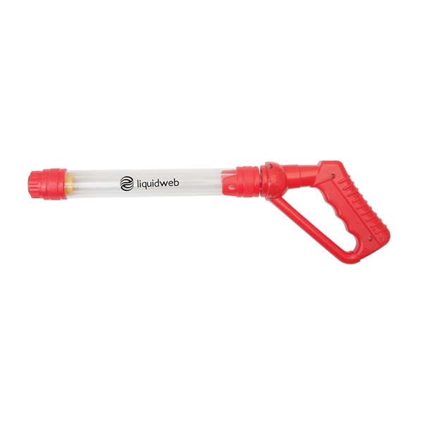 12" pump-action water gun in red or blue.... from ASI 63549 Jornik Manufacturing Corp