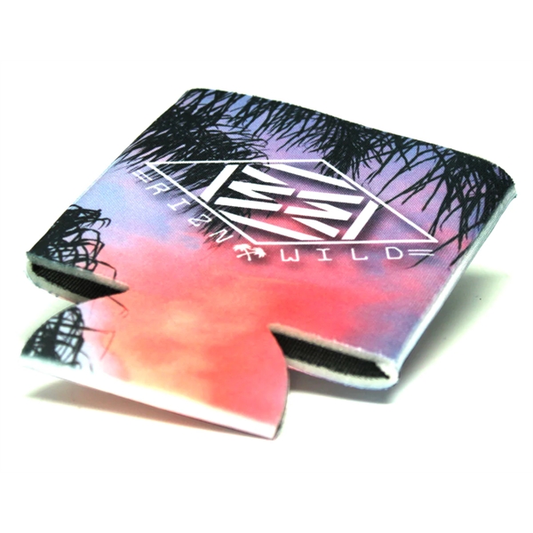 Custom Sublimated Full Color Can Cooler.  Bright and vivid full... from ASI 62635 Inno-Vative Solutions Grp LTD