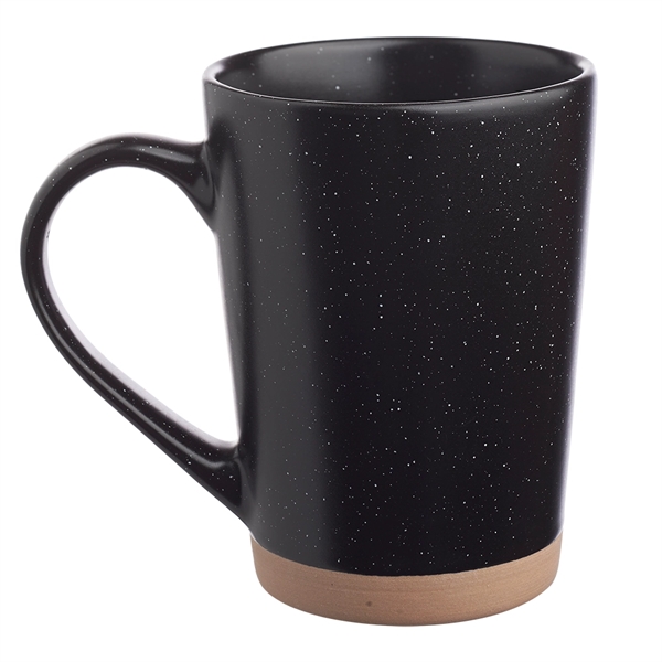 16 oz. ceramic mug with matte exterior, speckle accents and comfort... from ASI 39552 BEL Promo