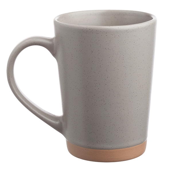 16 oz. ceramic mug with matte exterior, speckle accents and comfort... from ASI 39552 BEL Promo