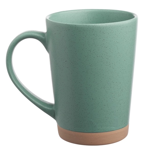 16 oz. ceramic mug with matte exterior, speckle accents and comfort... from ASI 39552 BEL Promo
