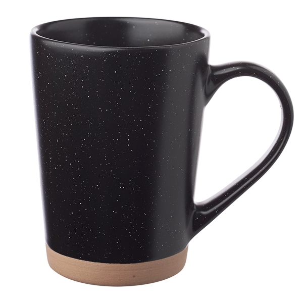 16 oz. ceramic mug with matte exterior, speckle accents and comfort... from ASI 39552 BEL Promo