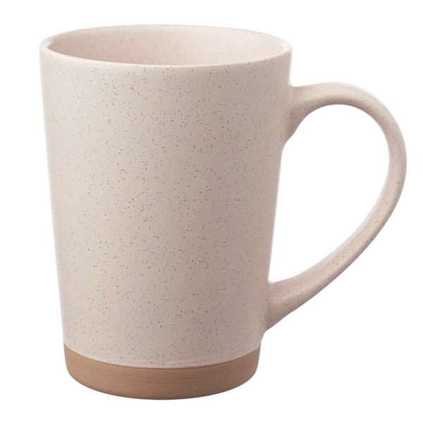 16 oz. ceramic mug with matte exterior, speckle accents and comfort... from ASI 39552 BEL Promo