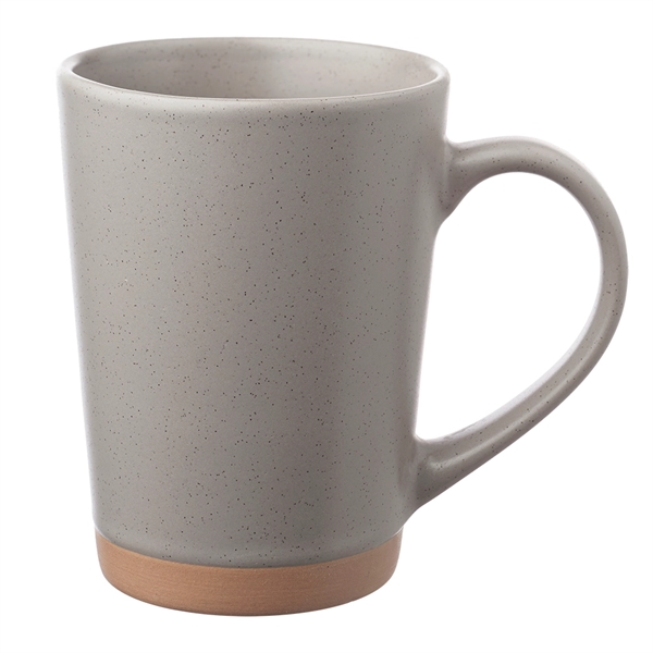 16 oz. ceramic mug with matte exterior, speckle accents and comfort... from ASI 39552 BEL Promo