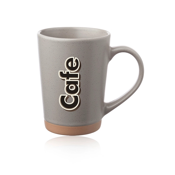16 oz. ceramic mug with matte exterior, speckle accents and comfort... from ASI 39552 BEL Promo