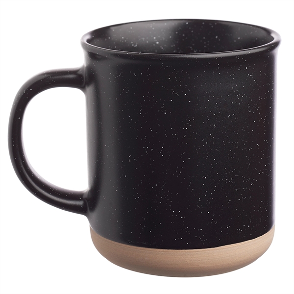 13.5 oz. ceramic coffee mug with matte exterior, speckle accents and... from ASI 39552 BEL Promo