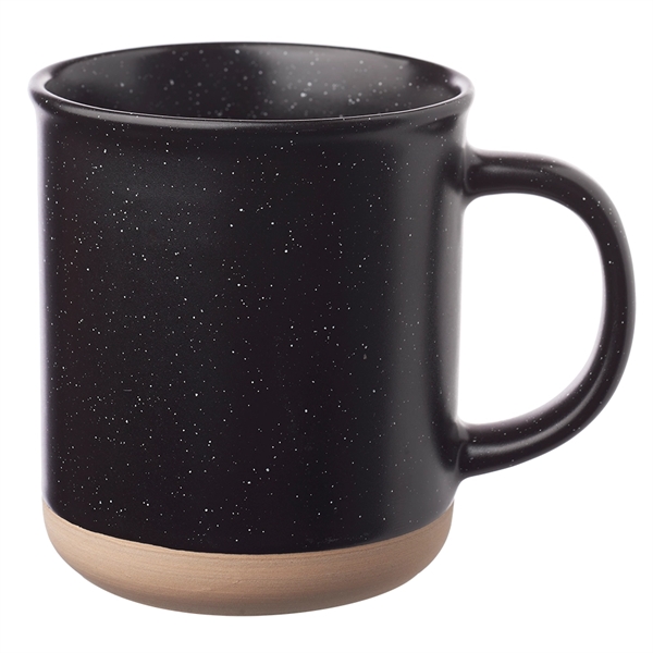 13.5 oz. ceramic coffee mug with matte exterior, speckle accents and... from ASI 39552 BEL Promo