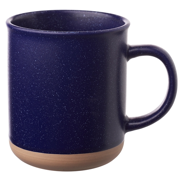 13.5 oz. ceramic coffee mug with matte exterior, speckle accents and... from ASI 39552 BEL Promo
