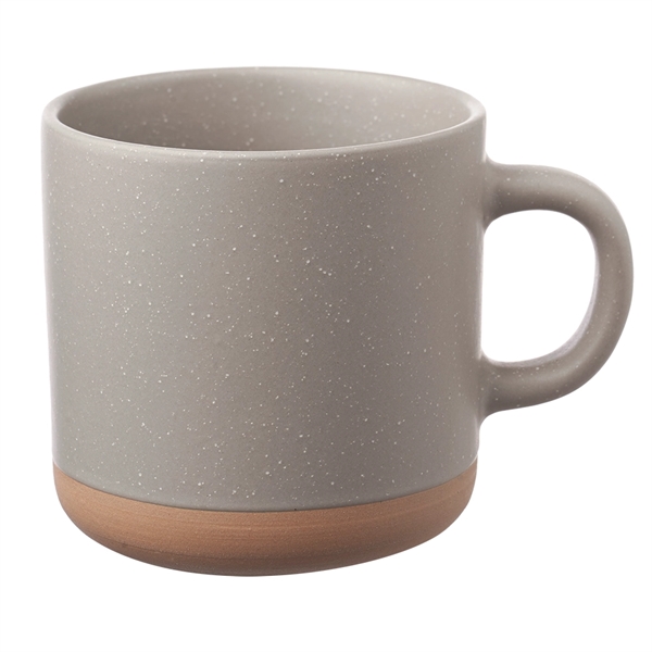 11 oz. ceramic coffee mug with matter exterior, speckle accents and... from ASI 39552 BEL Promo