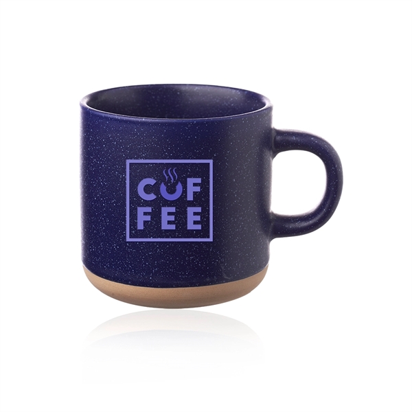 11 oz. ceramic coffee mug with matter exterior, speckle accents and... from ASI 39552 BEL Promo