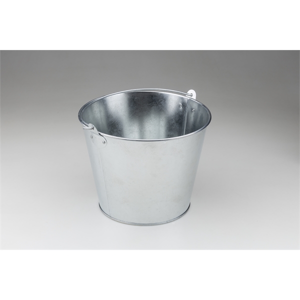 9.25" x 6.5" x 7.25" galvanized metal five-quart ice bucket with... from ASI 62677 iline PROMO (The Innovative Line)