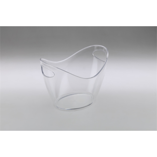 Four liter ice bucket made of clear acrylic.... from ASI 62677 iline PROMO (The Innovative Line)