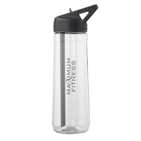 30 oz. single wall plastic water bottle with sip straw, wide... from ASI 39552 BEL Promo