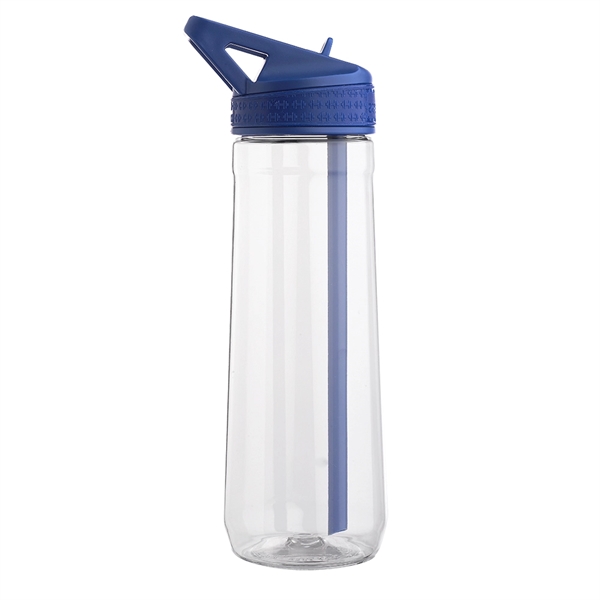 30 oz. single wall plastic water bottle with sip straw, wide... from ASI 39552 BEL Promo