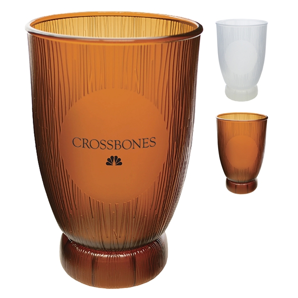 18 oz. Colored Plastic Coconut Glass in 2 colors. USA made... from ASI 61952 Howw Mfg Co Inc / Howw USA