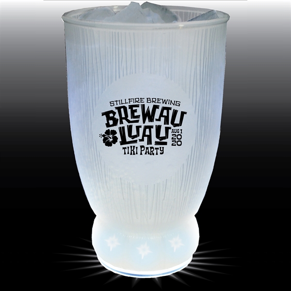 18 oz. Light-Up Plastic Coconut Cup/Tumbler. 5 Lights & 3 lighting... from ASI 61952 Howw Mfg Co Inc / Howw USA