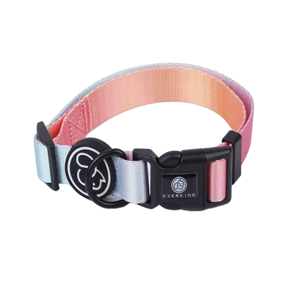 Fine-grained nylon pet collar sublimation printing with zinc alloy D buckle... from ASI 37218 Athena Promo (tm)