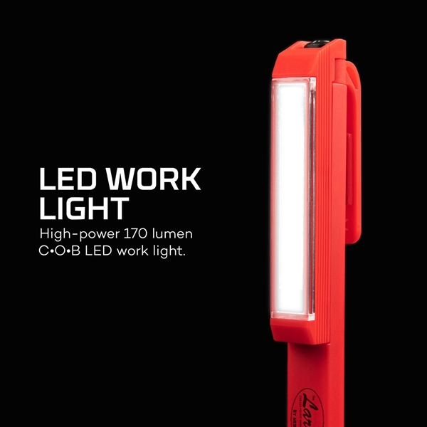 8 LED work light that fits into pockets and features a... from ASI 46170 Compass Industries Inc
