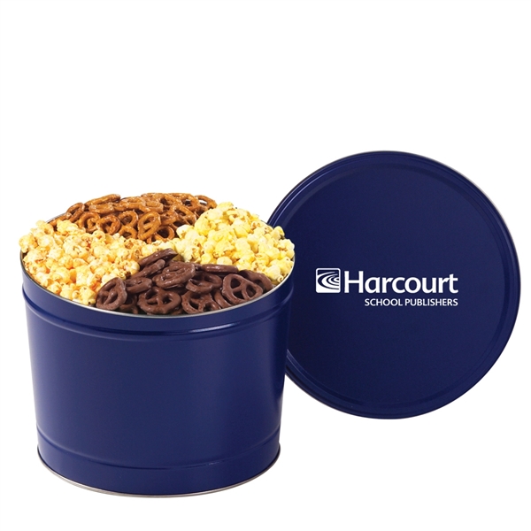 Two gallon ultimate snack mix with popcorn and mini pretzels.... from ASI 71685 Midnite Snax®