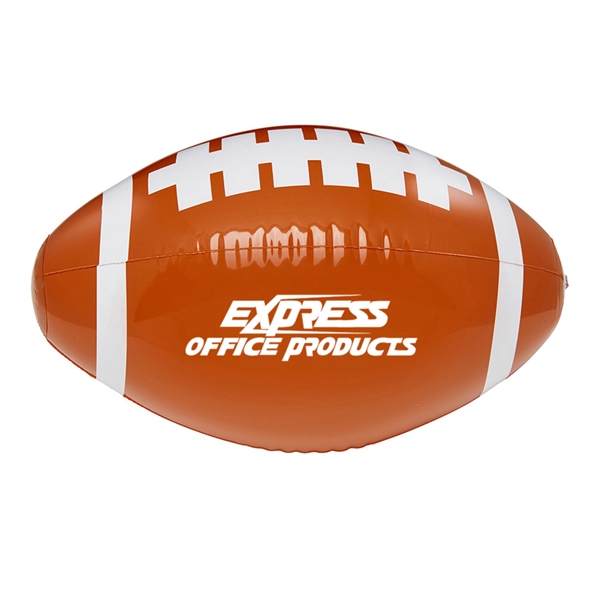 16" football style inflatable beach ball.... from ASI 63549 Jornik Manufacturing Corp