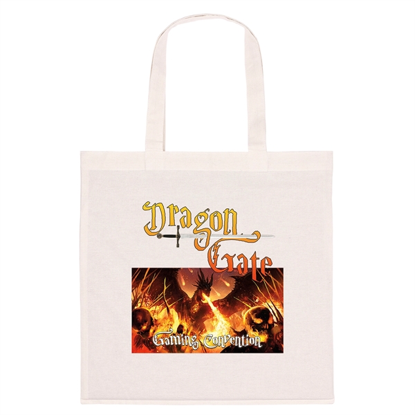 Lightweight R-PET Poly-Cotton Tote made with a sturdy 6 oz. poly-cotton... from ASI 37940 Bag Makers Inc