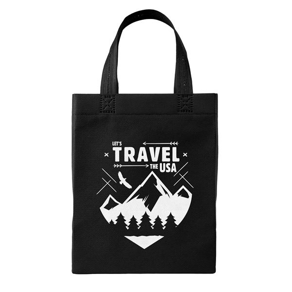 USA Made Non-Woven Tote Bag with 1"W x 12"long handles.... from ASI 37940 Bag Makers Inc