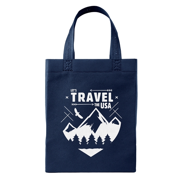 USA Made Non-Woven Tote Bag with 1"W x 12"long handles.... from ASI 37940 Bag Makers Inc