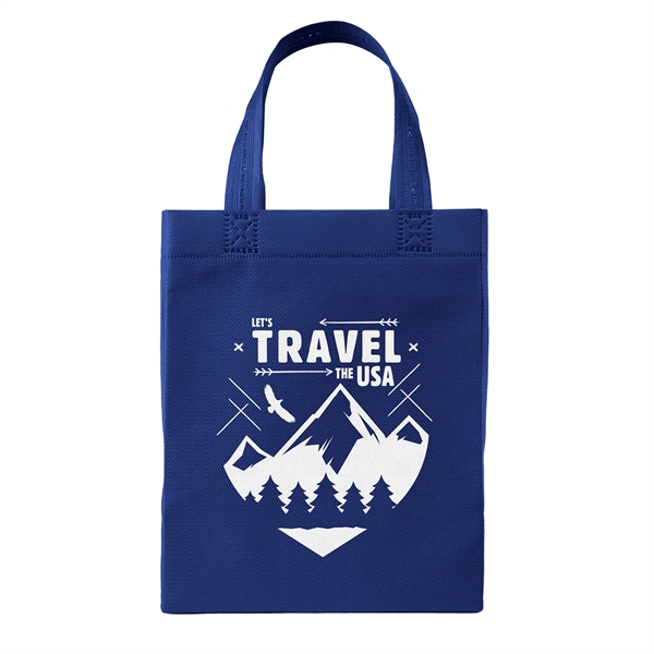 USA Made Non-Woven Tote Bag with 1"W x 12"long handles.... from ASI 37940 Bag Makers Inc