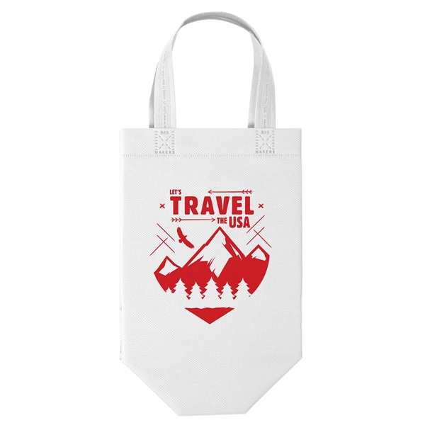 USA Made Non-Woven Tote Bag with 1"W x 12"long handles.... from ASI 37940 Bag Makers Inc