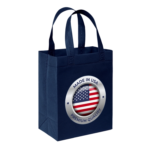 USA Made Non-Woven Tote Bag with 1"W x 12" long handles.... from ASI 37940 Bag Makers Inc