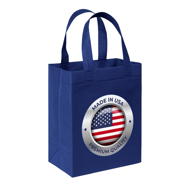 USA Made Non-Woven Tote Bag with 1"W x 12" long handles.... from ASI 37940 Bag Makers Inc
