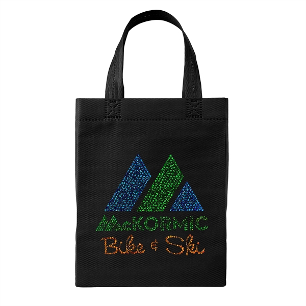 USA Made Non-Woven Tote Bag with 1"W x 12" long handles.... from ASI 37940 Bag Makers Inc