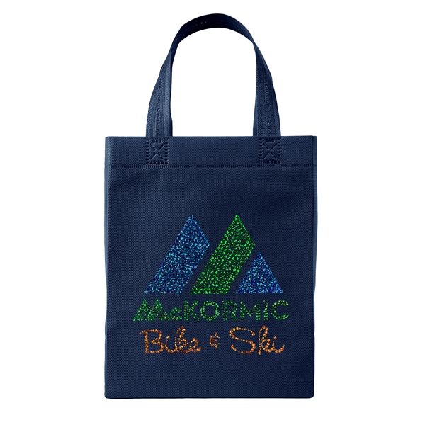 USA Made Non-Woven Tote Bag with 1"W x 12" long handles.... from ASI 37940 Bag Makers Inc