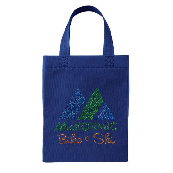 USA Made Non-Woven Tote Bag with 1"W x 12" long handles.... from ASI 37940 Bag Makers Inc