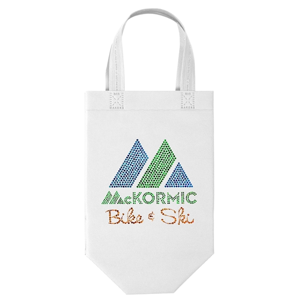 USA Made Non-Woven Tote Bag with 1"W x 12" long handles.... from ASI 37940 Bag Makers Inc