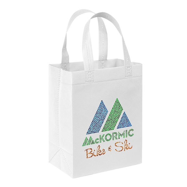 USA Made Non-Woven Tote Bag with 1"W x 12" long handles.... from ASI 37940 Bag Makers Inc