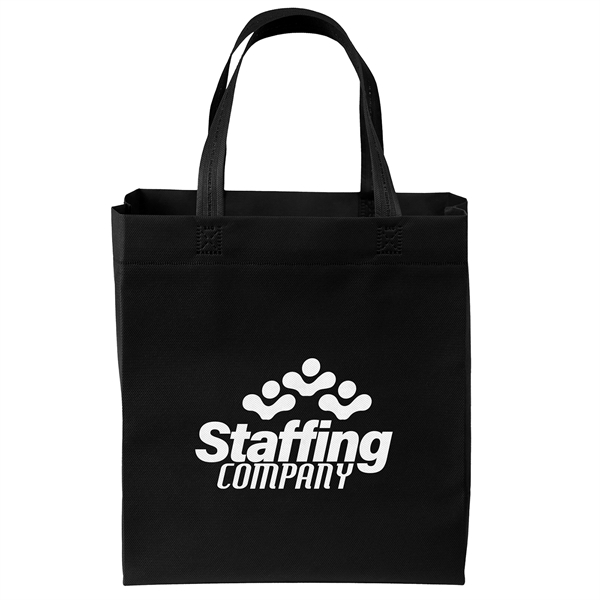 USA Made Non-Woven Tote Bag with 1"W x 17" long handles.... from ASI 37940 Bag Makers Inc