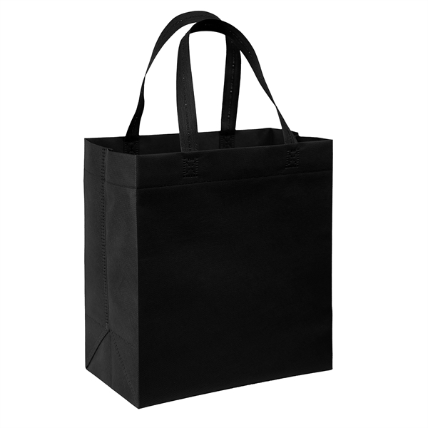 USA Made Non-Woven Tote Bag with 1"W x 17" long handles.... from ASI 37940 Bag Makers Inc