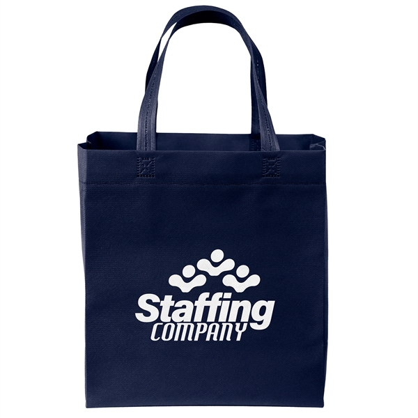 USA Made Non-Woven Tote Bag with 1"W x 17" long handles.... from ASI 37940 Bag Makers Inc