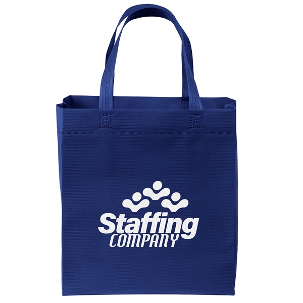 USA Made Non-Woven Tote Bag with 1"W x 17" long handles.... from ASI 37940 Bag Makers Inc